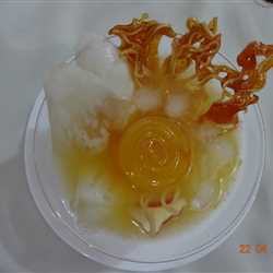 Es Jeruk Kepala Dengan Indomie Karamel